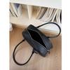 New Winter Big Size Soft Leather Women Large Retro Bowling Bags Commute Handbags High Quality Simple Shoulder Bag Brown