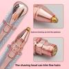 2 In1 Electric Eyebrow Trimmer Women Painless Face Razor Rechargeable Facial Hair Remover Eyebrow Shaver Body Epilator Beauty