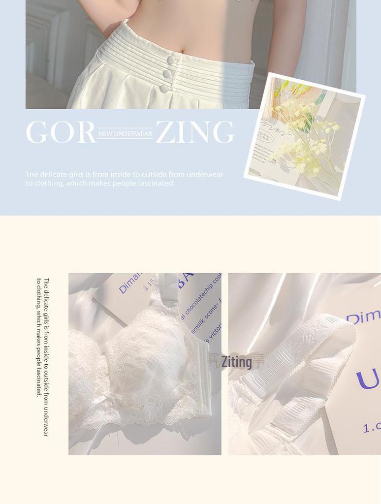 Women's White Adjustable Push-Up Bra: Enhances Shape & Supports Without Steel Rings