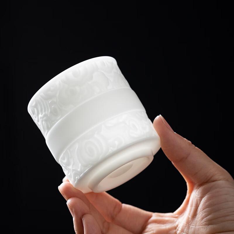 Zhexuan Ice Jade Mutton Fat Master Tea Cup