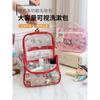 Crayon Shin Chan Makeup Bags Travel Cosmetic Organizer Cartoon Shin-Chan Handbag Wateproof Storage Bags Transparent Washing Bag