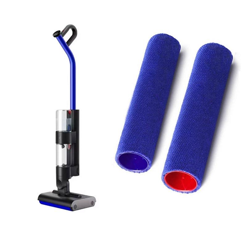 2 Set Per Dyson Wash G1 Lavapavimenti Pulitore Spazzola Morbida Rullo Accessorio di Ricambio Parte di Ricambio violetto