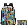 Fortnite 2-Piece Set Backpack Pencil Case Unisex Large Capacity Cartoon Schoolbag Kids Boys Girls Gift Ages 5-8
