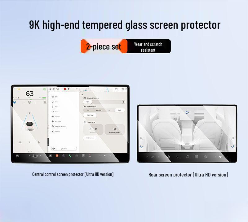 Tesla Model Y3 YL Tempered Glass Center Console Screen Protector (New Version) - Latest Accessory.