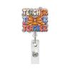 Telescopic Badge Holder Cute Glitter Reels, Acrylic Retractable with Clip, ID Name Tag Reel Card for Nurse Teacher Keychain Nurses