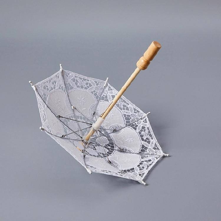 Lace Parasol Elegant Lace Umbrella for Outdoor Party Photo Props Decorative Parasol Lacework Umbrella for Garden