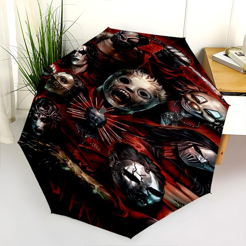 Slipknot: All Hope Gone Folding umbrella 8 paraphenoid bones durable Umbrella Sun umbrella Umbrella