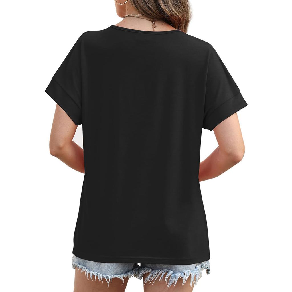 Women's Fashion Casual V-Neck T-Shirt Top