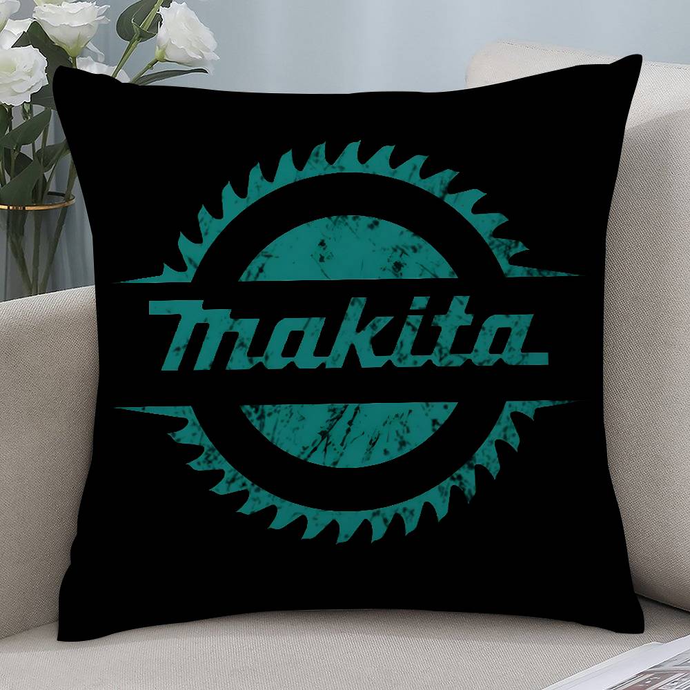 Cool Funny M-Makitas Pillow Case Short plush Double-sided Print Square Throw Pillow Covers Sofa Home Cushion Decor