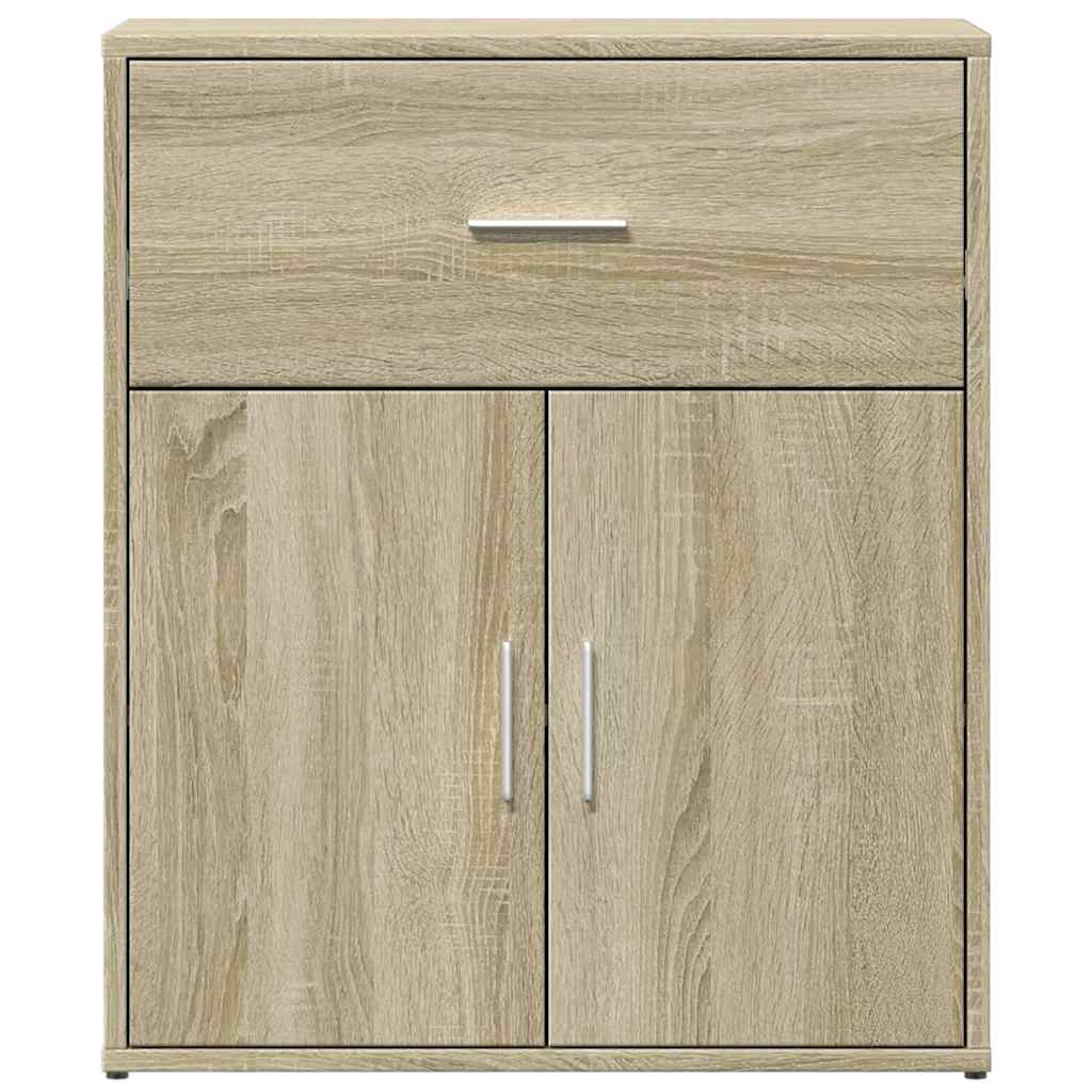 Sideboards 2 pcs. Sonoma Oak 60 x 31 x 70 cm engineered wood