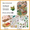 Infeel.Me My Little House 3D Scenery Stickers - Miniature Two-Layer Quiet Book Series