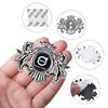Fashion 3D Metal Lion Crown Gold Silver Side Emblem Decoration Badge Car Sticker For Volvo XC60 V40 S60 V50 V60 C30 S40 XC40 S80