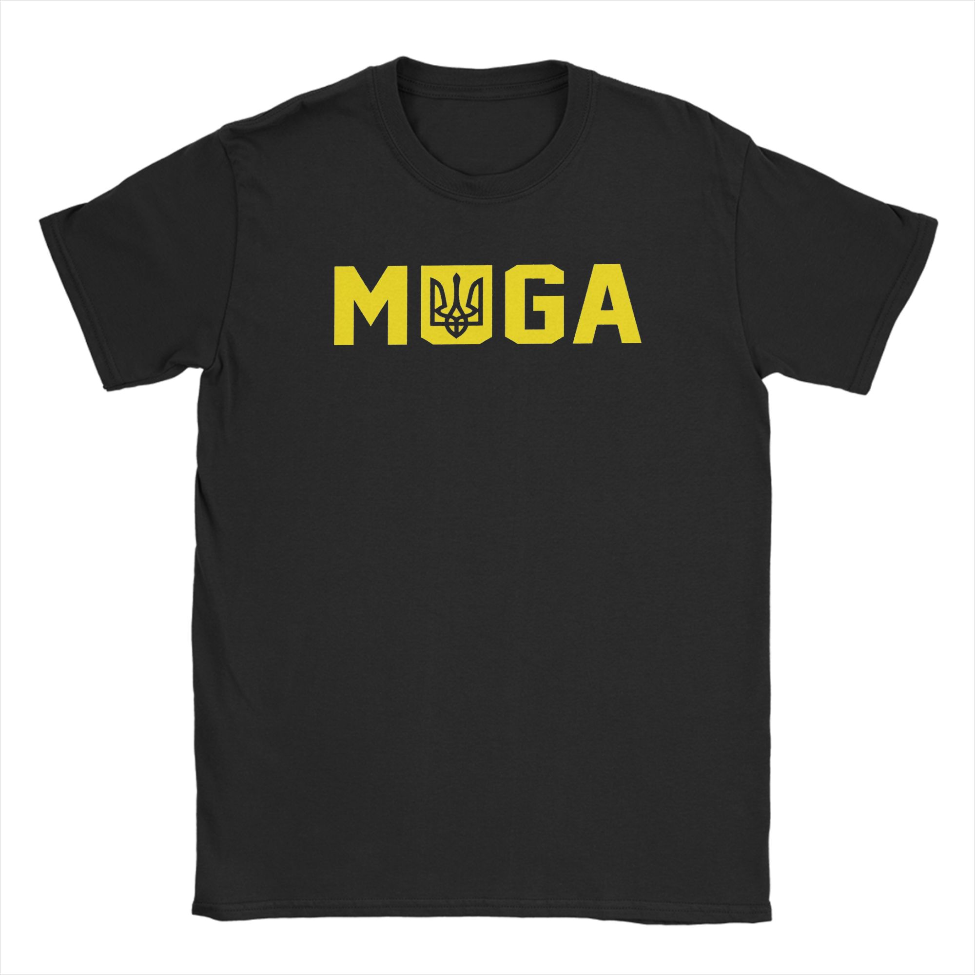 

MUGA Make Ukraine Great Again Men s T Shirts Awesome Tee Shirt Short Sleeve Round Neck T-Shirts Cotton Summer Tops 5XL різнокольоровий