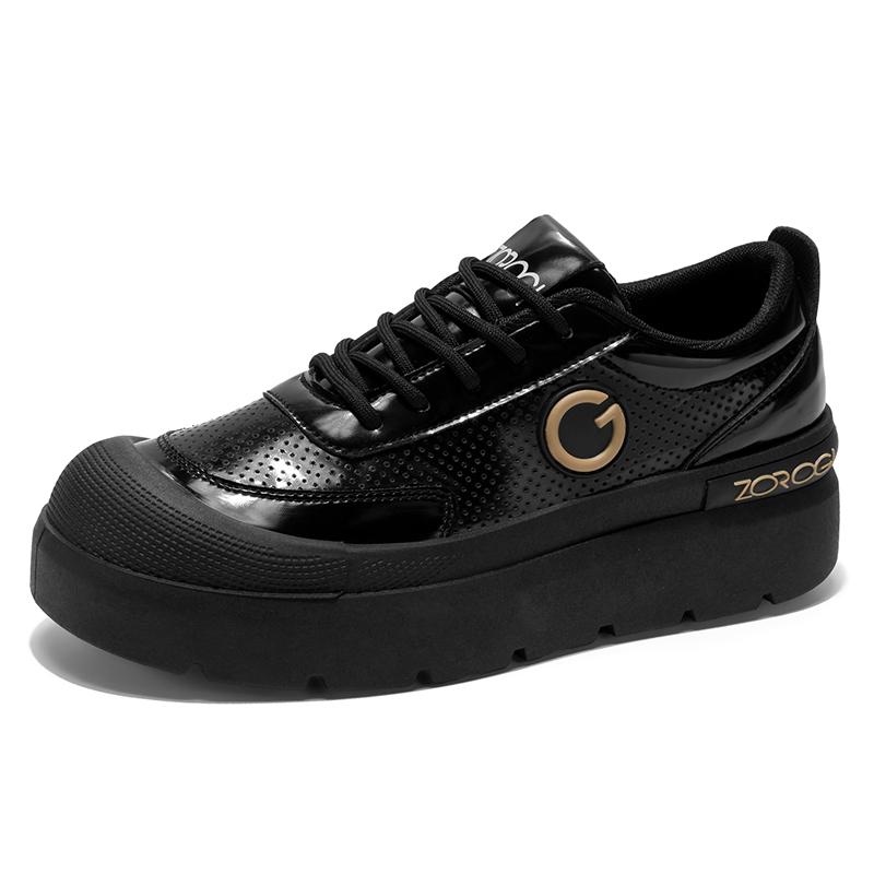 

New Sneakers Fashion Outdoor Casual Soft Comfort Breathable Non Slip Wear Resistant Thick Base Height Increase Plus Size 39