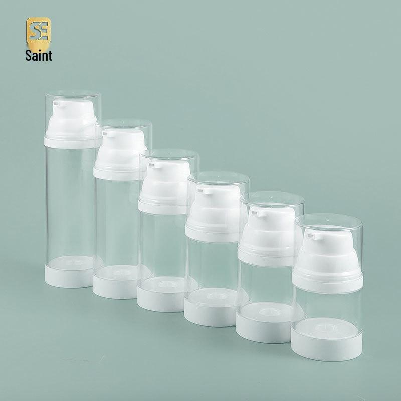 Large Diameter Vacuum Bottle - Available in 80/100/120/150/200/250ml, PP Material for Face Wash and Body Lotion