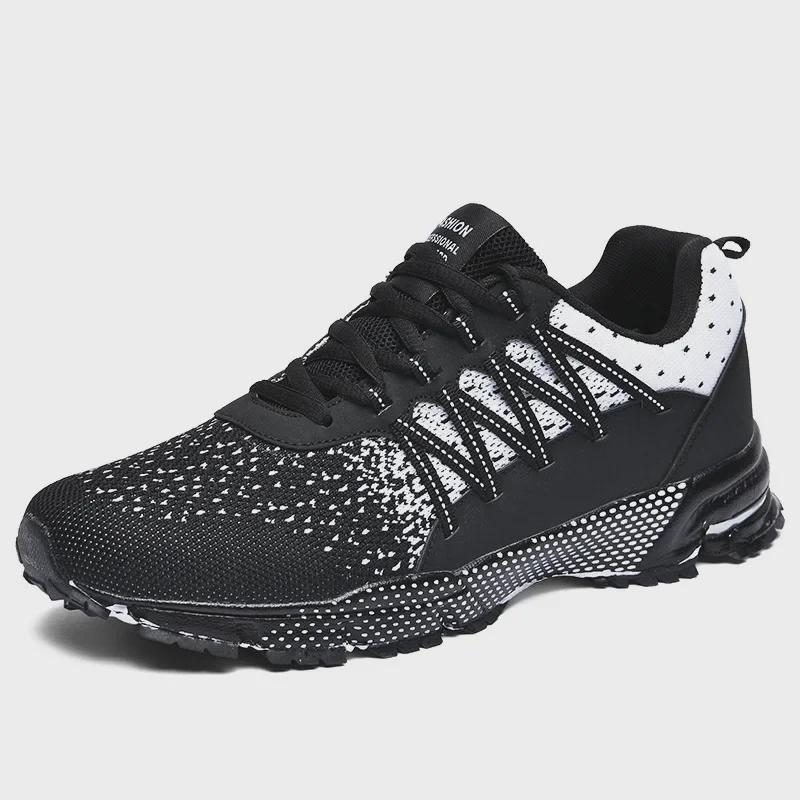 "Pánské jarní nízké běžecké boty ze síťoviny - Velká velikost, elegantní design, ideální pro jogging a maratony."