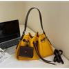 Single-shoulder Bag with A Laid-back Style Lightweight Underarm Bucket Bag Large-capacity Crossbody Bag