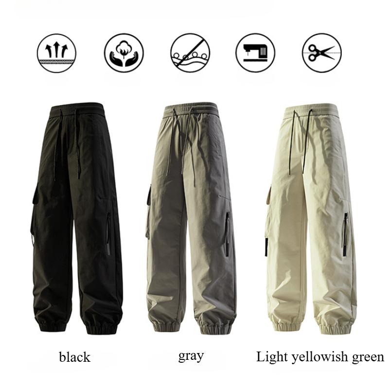 Men Windproof Hiking Charge Pant Outdoors Mountaineering Camp Cargo Pant Spring Autumn Motion Casual Pants