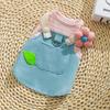Pet denim skirt kitten dog anti-hair loss summer thin pet clothes cat clothing dress dress suspender skirt