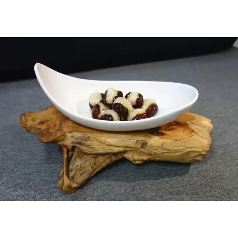 Naijiang Irregular White Porcelain Commercial Serving Dishes