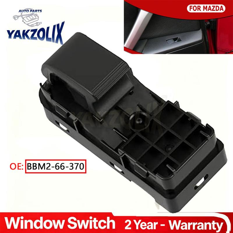 Front Right Passenger Power Window Control Switch Regulator Button for Mazda 3 2010 2011 2012 Car Accessories BBM2-66-370