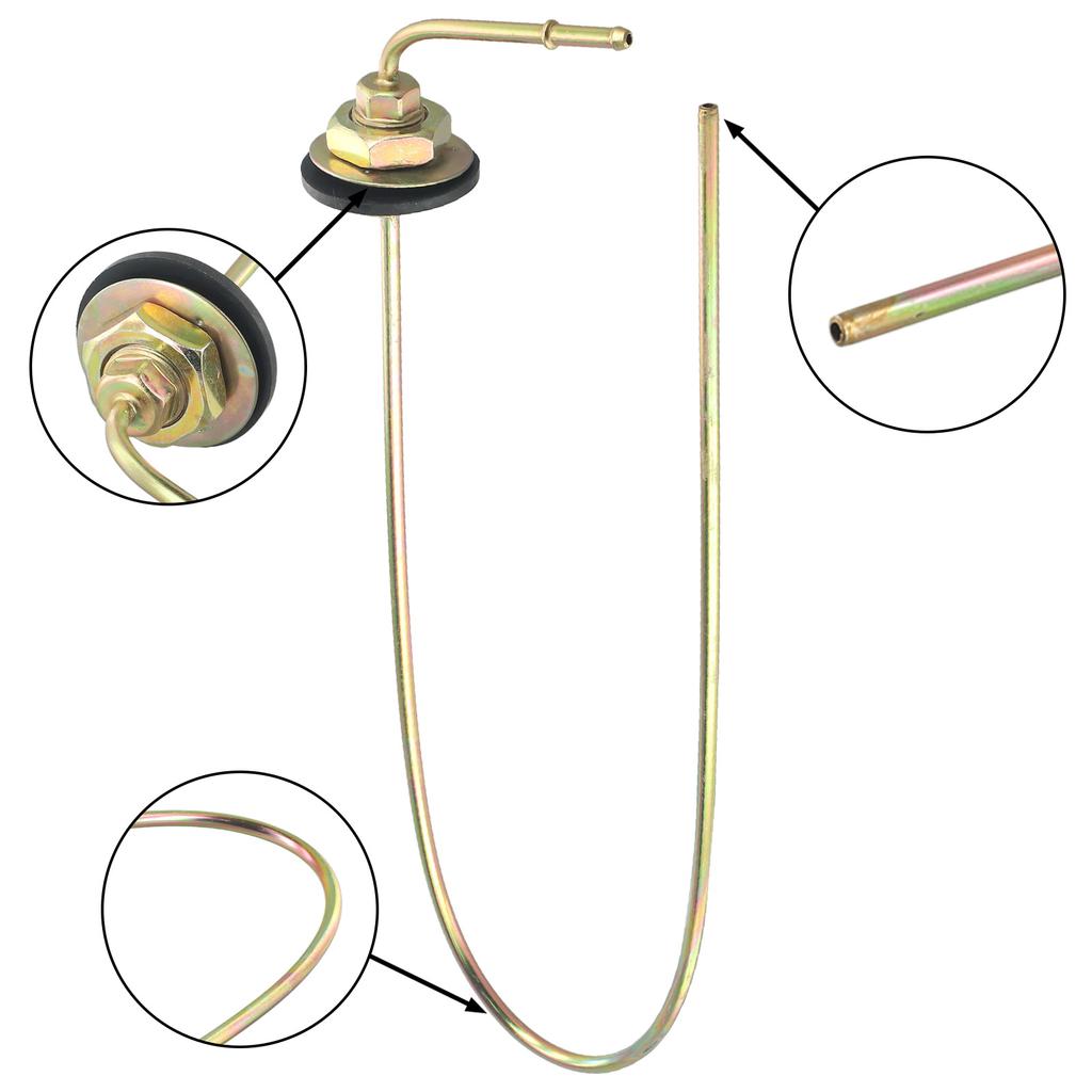 Tubo di supporto per serbatoio carburante per auto, 600 mm, in metallo e acciaio con gomma, ricambio per auto, OD5 mm, lunghezza 60 cm, accessori per Webasto