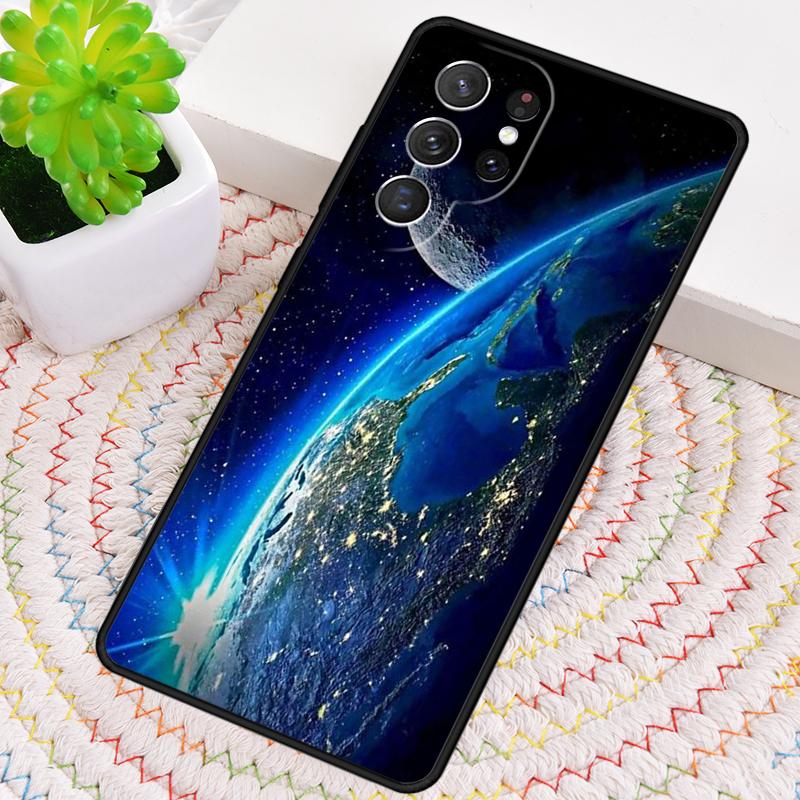 

Earth Moon Sun Planet Phone Case for Samsung Galaxy note 10 pro S26 Ultra S23 S24 FE S25 S21 S22 PLUS shockproof Cove Galaxy S25 Ultra