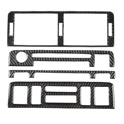 Carbon Fiber Center Control Trim Frame Kit Fits for BMW E46 M3 1998 2005
