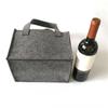1 X Wine/beer Bag Felt 6-Grids Beer Wine Protective Handbag Storage Bag Carrier