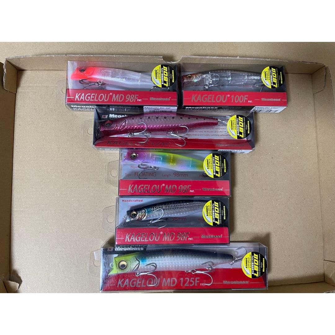 Used Megabass KAGELOU 6 piece set