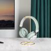 Stojak na słuchawki Iron Line, złoty metalowy stojak na słuchawki, ładny uchwyt na słuchawki bezprzewodowe Bluetooth, podpórka pod kask dla graczy