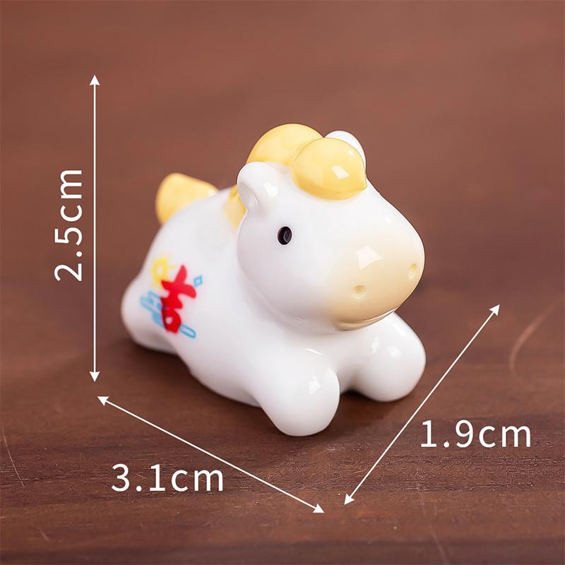 Mini Horse Figurines Resin Horse Model Miniature Fairy Garden Moss Landscape Diy Terrarium Crafts Car Interior Decoration