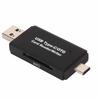 USB C Memory Card Reader Professional Plug and Play OTG USB 3.0 Storage Card Reader Writer for Computer Cell Phone
