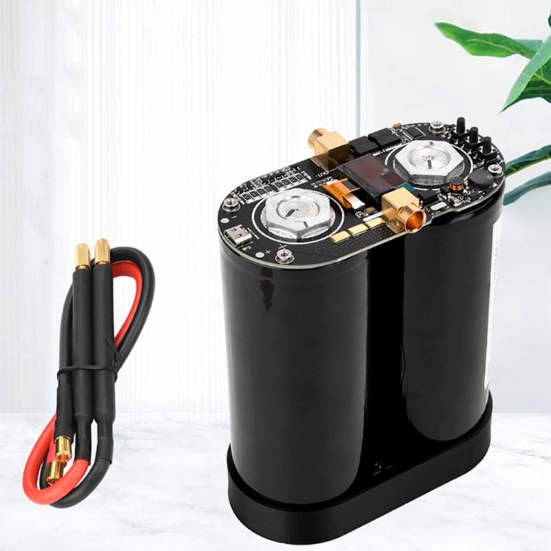 1300A Inteligentna Zgrzewarka Punktowa Gospodarstwo Domowe Ręczne Kondensator 18650 Akumulator Litowy Zgrzewarka Punktowa DIY Pełne Zestawy