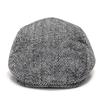 Vintage Striped Beret Women Autumn And Winter Artist Painter Hat Korean-Style Casual Versatile Trendy Ivy Cap Men Newsboy Cap