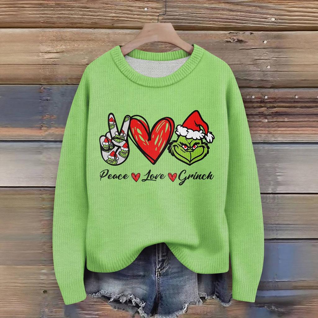 Women's Fashion Casual Long Sleeve Neck Sweater Pullover Top