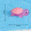 Small Fish Tank Micro Landscape Decoration Noctilucent Small Turtle Moss Landscaping Resin Crafts Desktop Ornaments Accessories