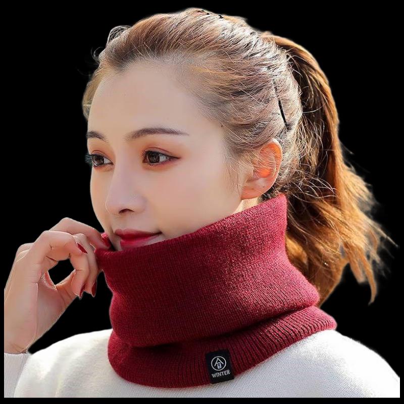 Jumaomao Unisex Winter Plush Knitted Neck Warmer