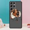 Cartoon Dachshund Sausage Dog Phone Case For Samsung Galaxy S25 S24 S23 S22 S21 Ultra S9 S10 Plus S20 FE Funda Cover Shell