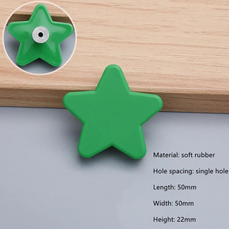 Modern Simple Aluminum Colorful Furniture Handles Children's Room Cabinet Door Handles Drawers Wardrobe Knobs Home Decoration