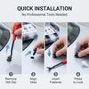 100 Pcs Car Bumper Clips Kit, Car Plastic Rivets Fasteners Push Retainer Kit with Sizes Auto Push Pin Rivets Set, Universal Expansion Screw Clips