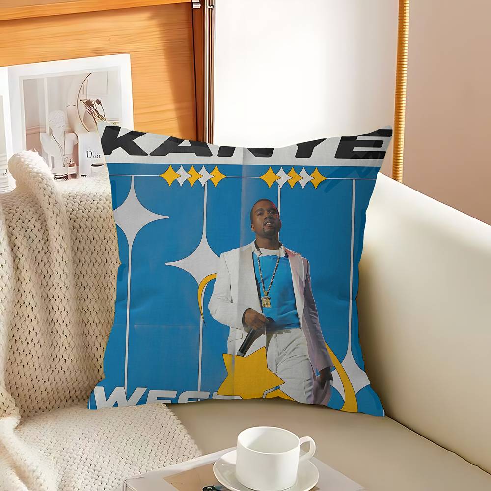 Classic Rapper K-Kanye W-West Y-Ye Cushion Cover Decorative Pillow Sofa Home Decor Case Pillow Cases