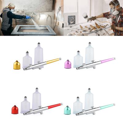 Aerografo ad azione singola Pistole a spruzzo per vernice con alimentazione a gravità Decorazione di torte Nail Art Modello di manicure Tatuaggi Strumenti di verniciatura per auto
