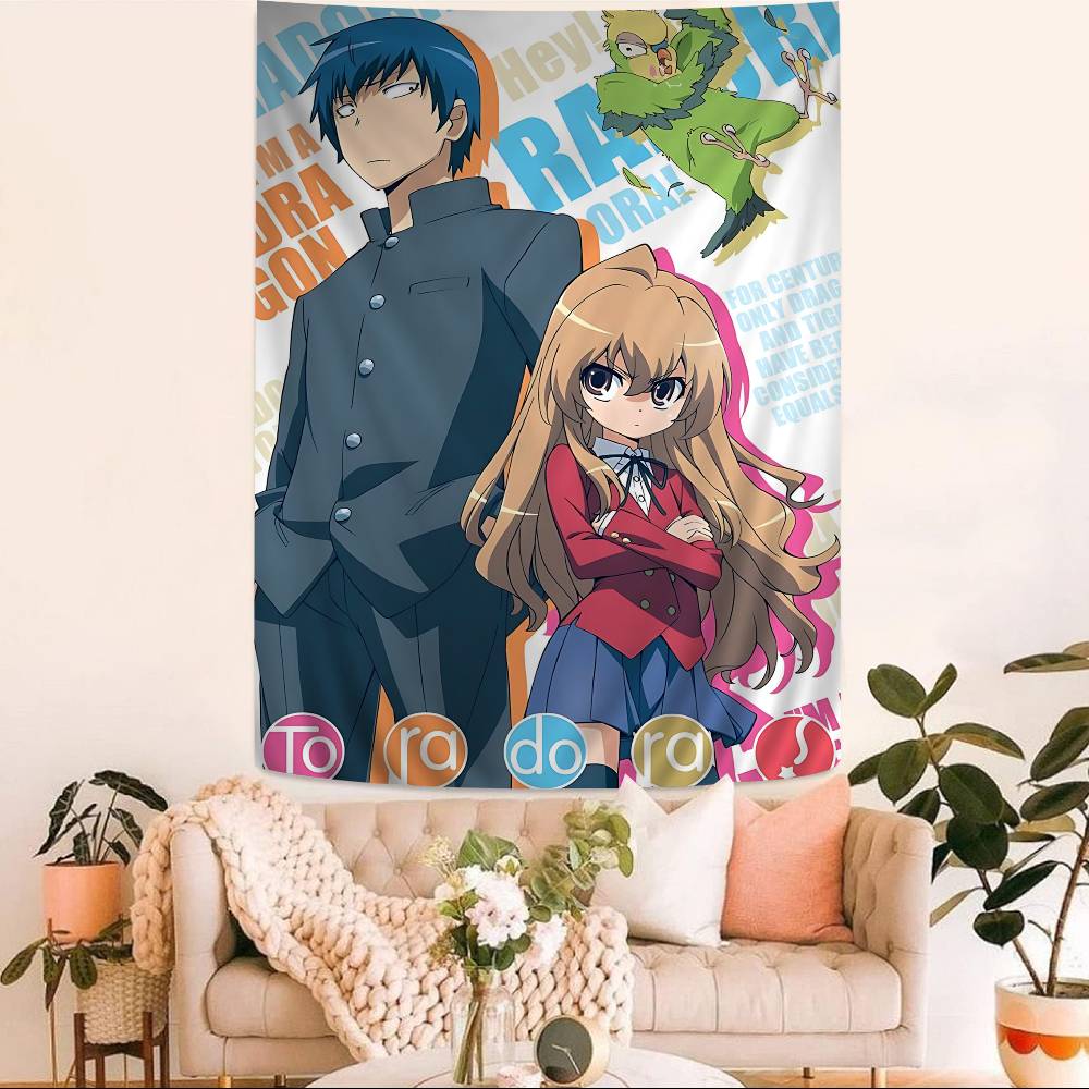Anime Toradora Buntes Wandbehang Günstiger Hippie Wandbehang Böhmische Wandteppiche Mandala Wandbehang Tücher