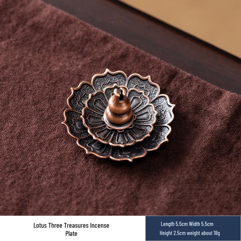Lotus Incense Holder – Indoor Sandalwood Incense Burner and Home Ornament Craft
