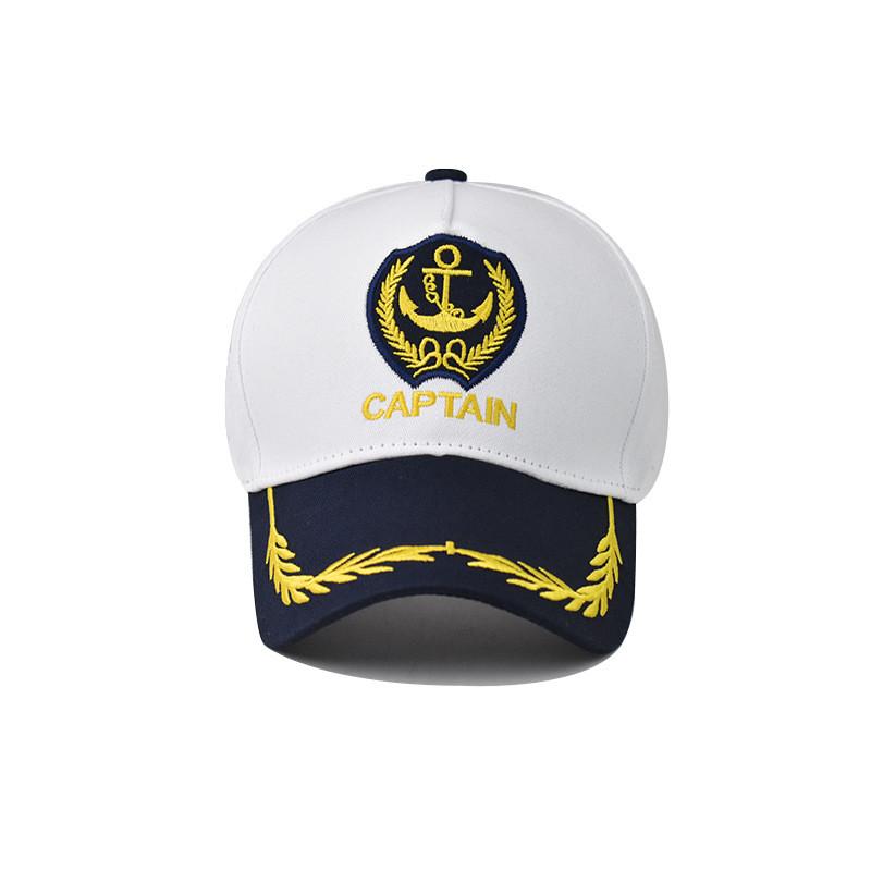 Embroidery Boat Anchor Baseball Cap With Cotton Material For Casual Hats Outings