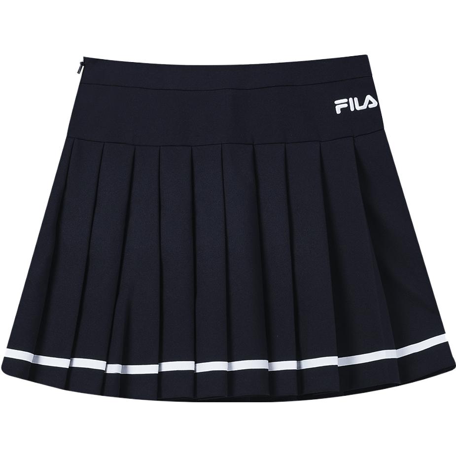 Fila Logo Loose Letter Print High Waist Casual Skirt Women Skirts Legendary-Blue F11W329313F-NV