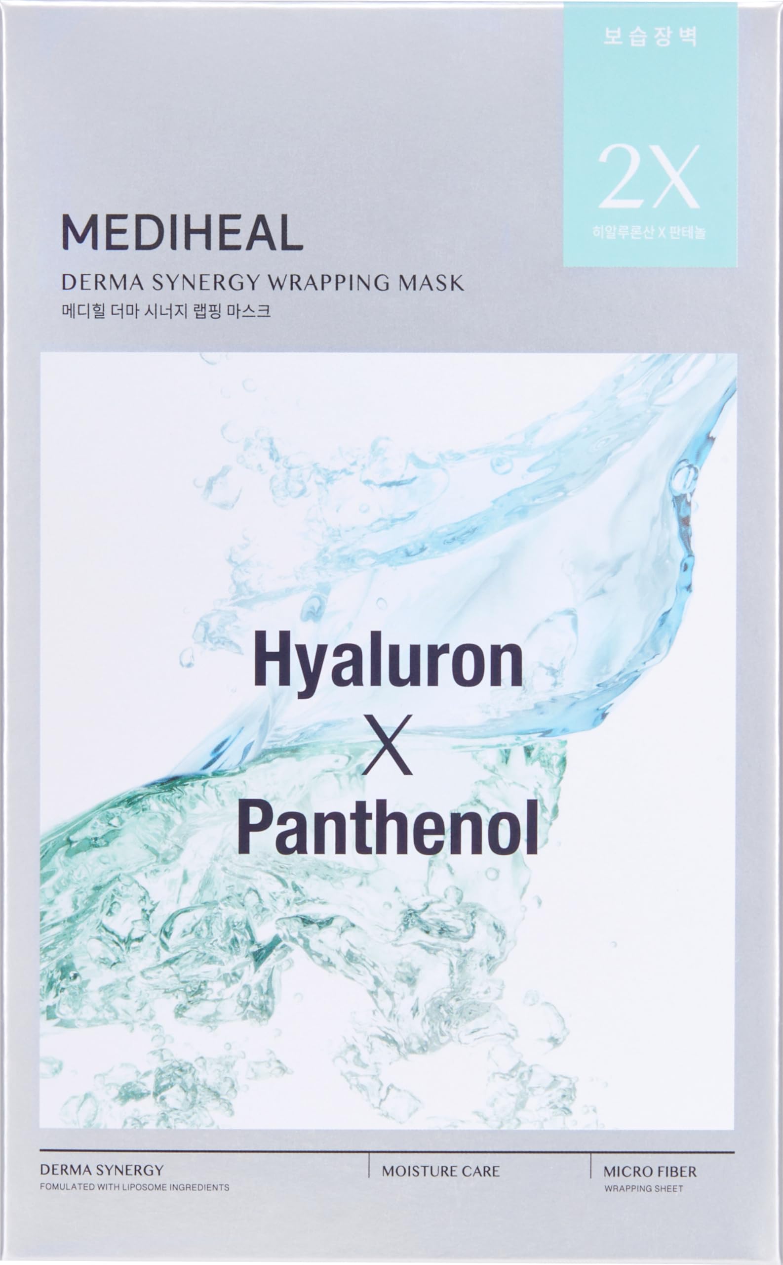 

MEDIHEAL Derma Synergy Обертывающая маска Увлажняющая 4 шт. белый