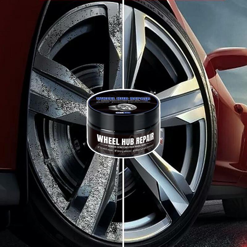 Wheel Scratch Repair Paste 80g Car Wheel Scratch Removal Paste With Sponge Wheel Hub Cleaner Car Wheel Restorer For Repairing