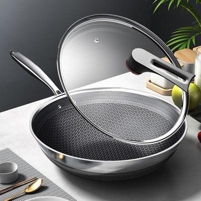 Kangbah 316L Edelstahl Antihaft-Wok